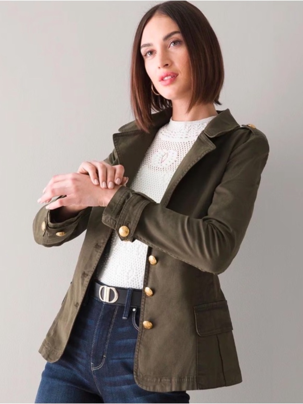 WHBM Utility Jacket - Picture 3 of 8